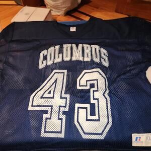 Vintage Columbus Russell Athletic Size XL Football Jersey